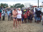 Dieter with Peter Johnson, Sepik Ironman Competition, 07/06/2009